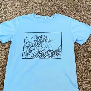 shirt #waves #blue